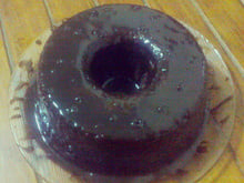 Bolo de chocolate de micro-ondas