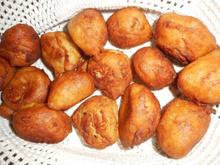 Bolinho frito de batata-doce