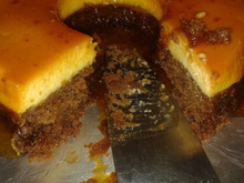 Bolo pudim de laranja