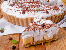 Receita de banoffee: torta de banana com doce de leite