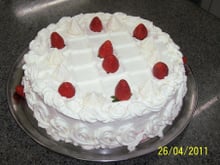 Bolo de morango