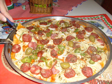 Massa básica para pizza caseira