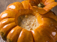 Carne seca na moranga com cream cheese