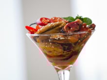 Vôngole, ou mexilhões ao molho de tomate