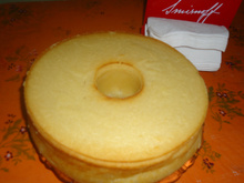 Bolo de macaxeira com leite de coco
