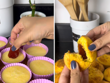 Quem disse que não dá para comer um bolinho de milho durante a dieta? Essa receita sem açúcar tem poucas calorias e vai matar sua vontade!