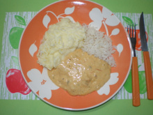 Frango com requeijão