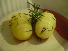 Batata assada com alecrim