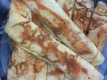 Panqueca de queijo coalho