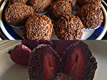 Brigadeiro recheado