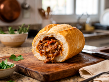 Sobrou carne moída? O segredo do buraco quente de forno que salva o lanche da família e todo mundo adora!