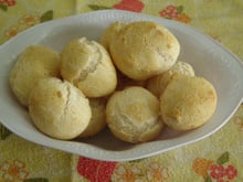 Pão de queijo sem queijo