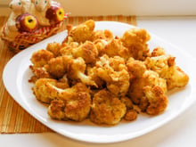Couve-Flor ou brócolis à milanesa e assados