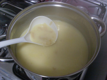 Sopa creme de aspargos