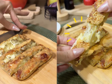 Tortinha de queijo, alho e tapioca na airfryer: faço essa receita queijuda e crocante toda semana para lanchar ou até jantar