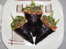 Temaki prático e fácil (cone)