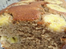 Bolo de banana sem glúten