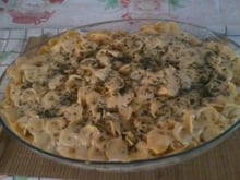 Macarrão ao molho de 3 queijos