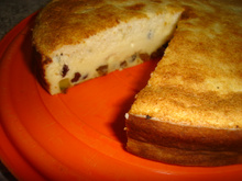 Bolo delicioso de ricota