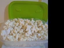 Pipoca de micro-ondas sem óleo