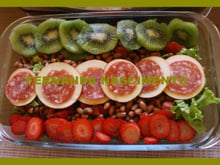 Salada tropical de soja