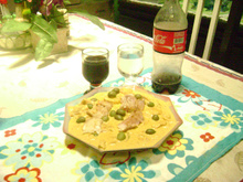 Peixe no molho branco