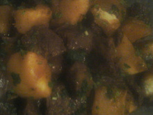 Carne de panela com mandioca