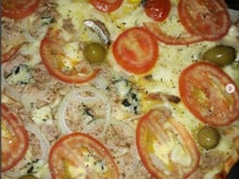 Massa de pizza crocante