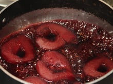 Pêras ao vinho tinto
