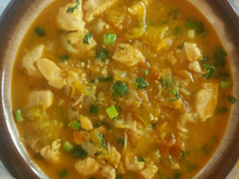 Frango ao molho curry