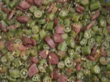 Quiabo com calabresa