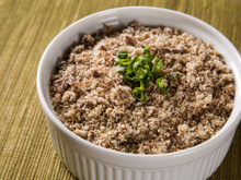 Farofa nordestina de carne seca