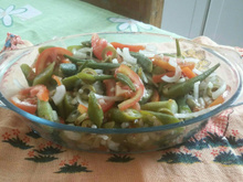 Salada de quiabos