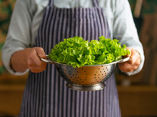 Dica para conservar a alface por até 3 semanas: precisa apenas de um copo com água