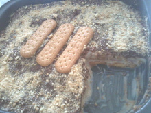 Pave de limão com chocolate