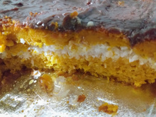 Bolo de prestígio amarelinho