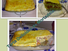 Torta deliciosa de mortadela