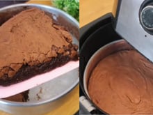 Brownie de Nescau molhadinho na airfryer com a casquinha perfeita é o doce que você vai querer no fim de semana (ou hoje mesmo!)
