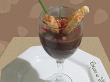 Caldo cremoso de feijão preto