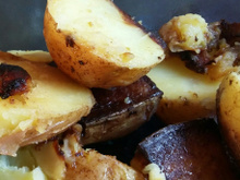 Batata na panela de pressão