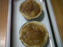 Pizza de banana na forminha de empada