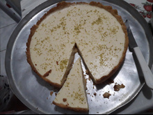 Torta de limão com cream cheese