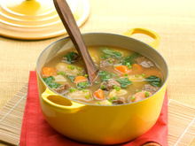 Sopa completa de mandioca