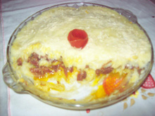 Escondidinho de carne seca