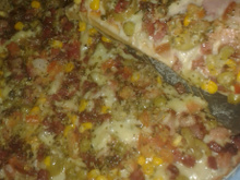 Pizza rápida de liquidificador