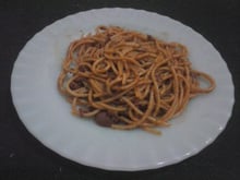 Macarrão ao molho de vinho