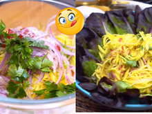 Aprendi a fazer uma salada de manga diferente e deliciosa, todo mundo me pede a receita quando experimenta