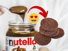 Biscoito de nutella 2 ingredientes que é impossível comer um só! Vem aprender a receita agora!