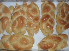 Pão caseiro amanteigado