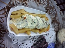 Medalhão de requeijão e mostarda